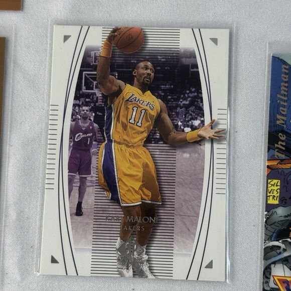 Karl Malone 12 Card Lot NM With 2004 Upper Deck Authentic SP 1993 Fanimation - Picture 12 of 13